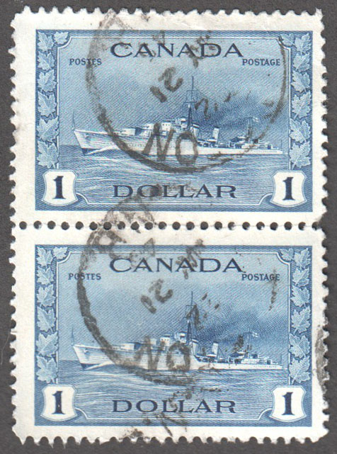 Canada Scott 262 Used F Pair - Click Image to Close